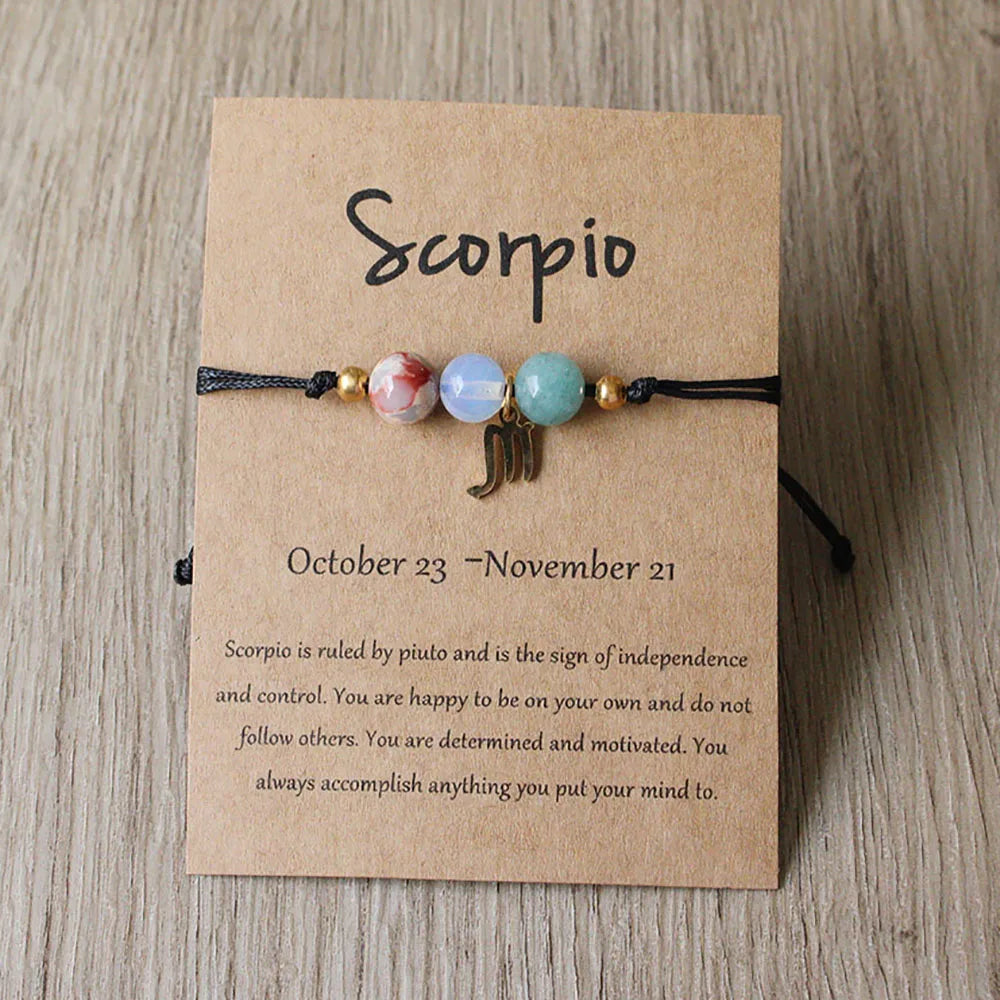 Zodiac Beaded Bracelet