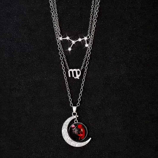 Zodiac Moon Glow Necklace Set