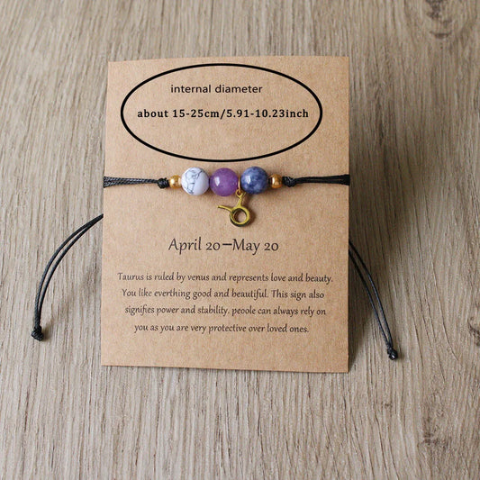 Zodiac Beaded Bracelet